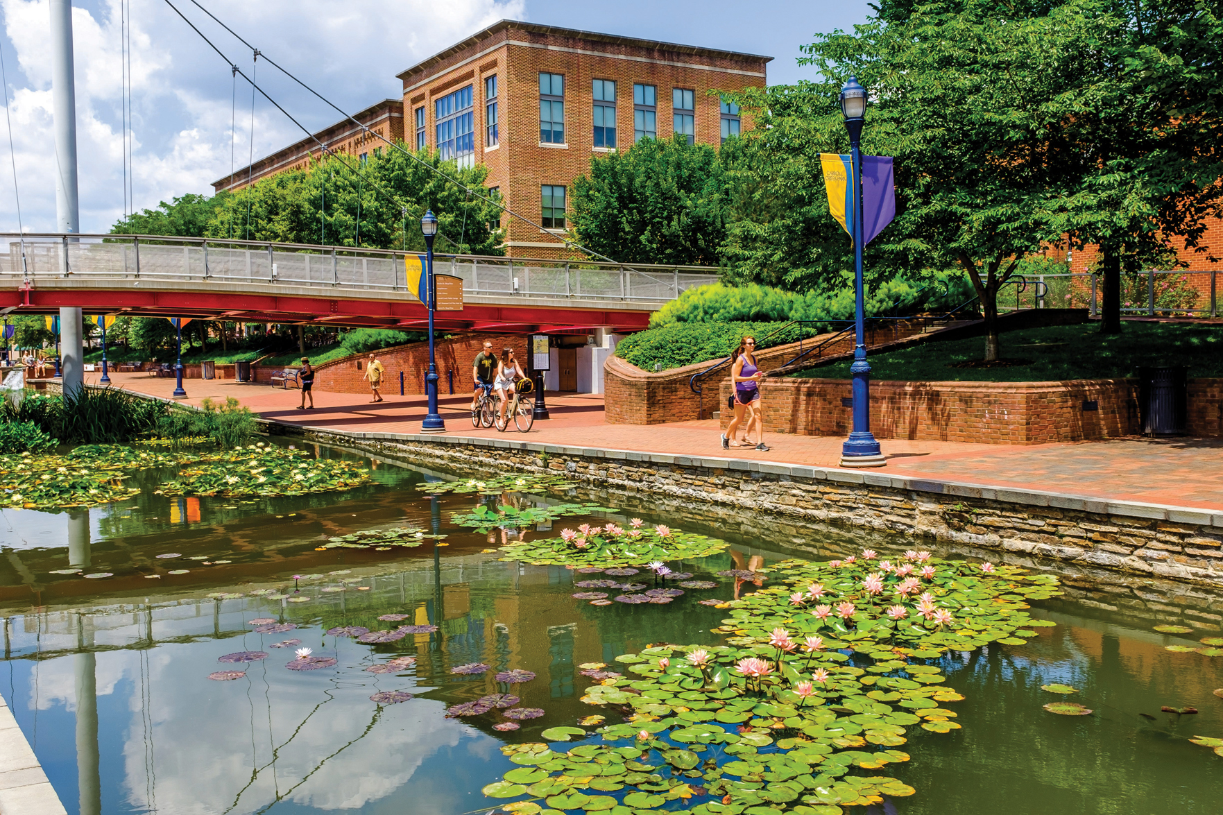 Carroll Creek scene, Frederick, MD